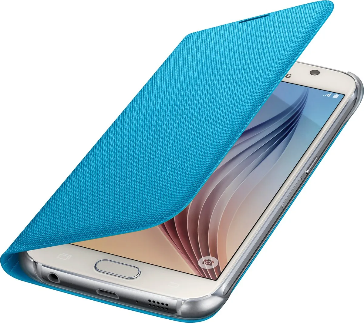 Samsung Galaxy S6 Flip Hoes - Blauw EF-WG920BLEGWW