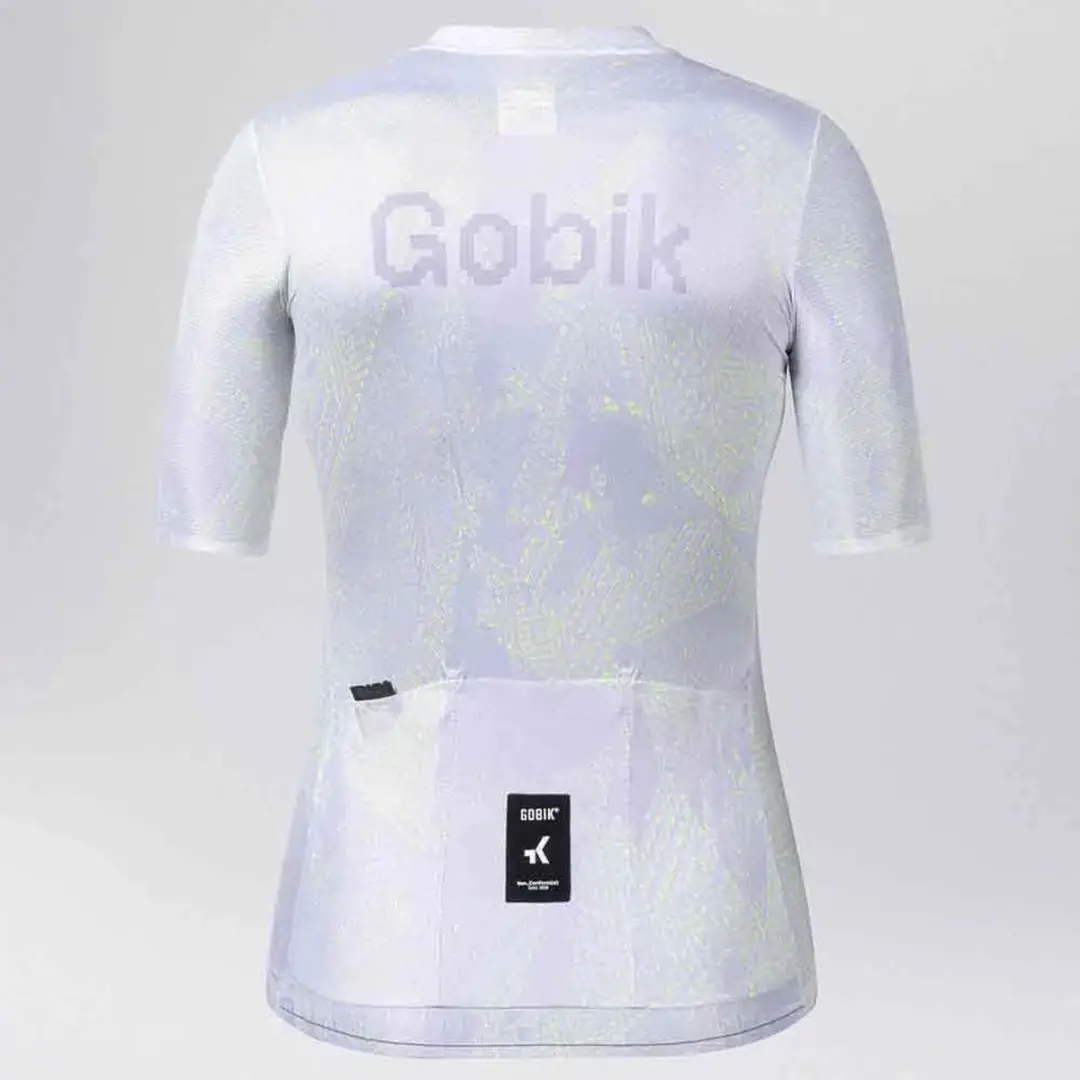 Gobik Attitude 2.0 wielertrui M - Groen/roze - afbeelding 4 van 6