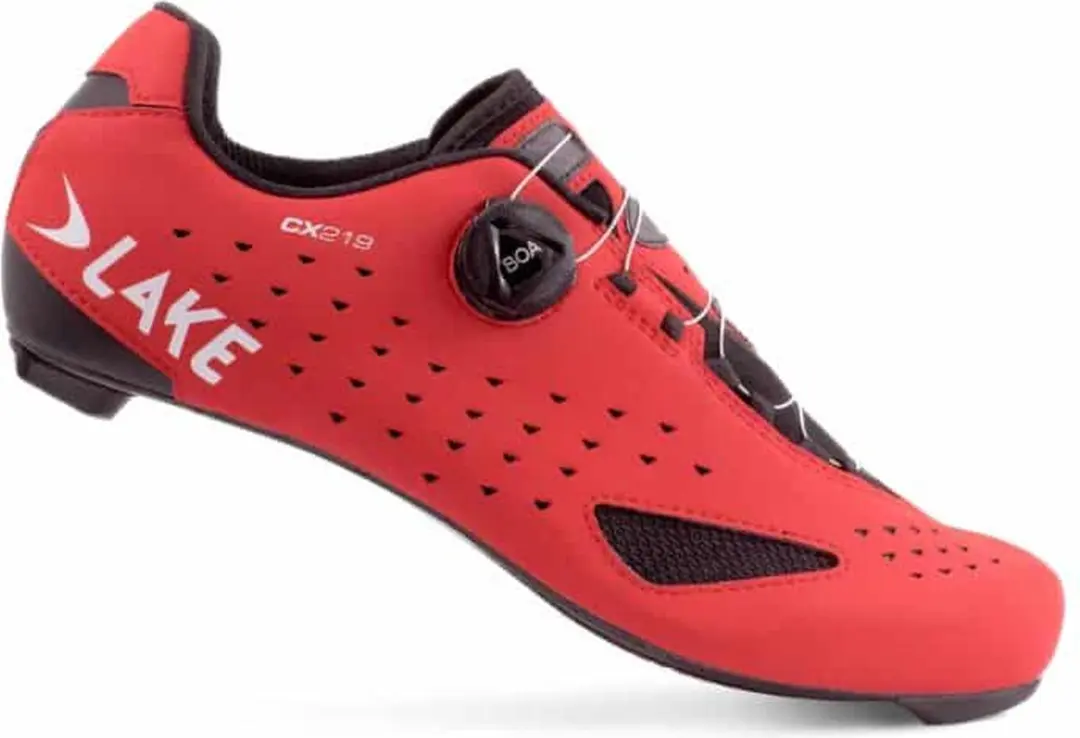 Lake CX219 Wielrenfietsschoen - Rood 46 - afbeelding 6 van 6