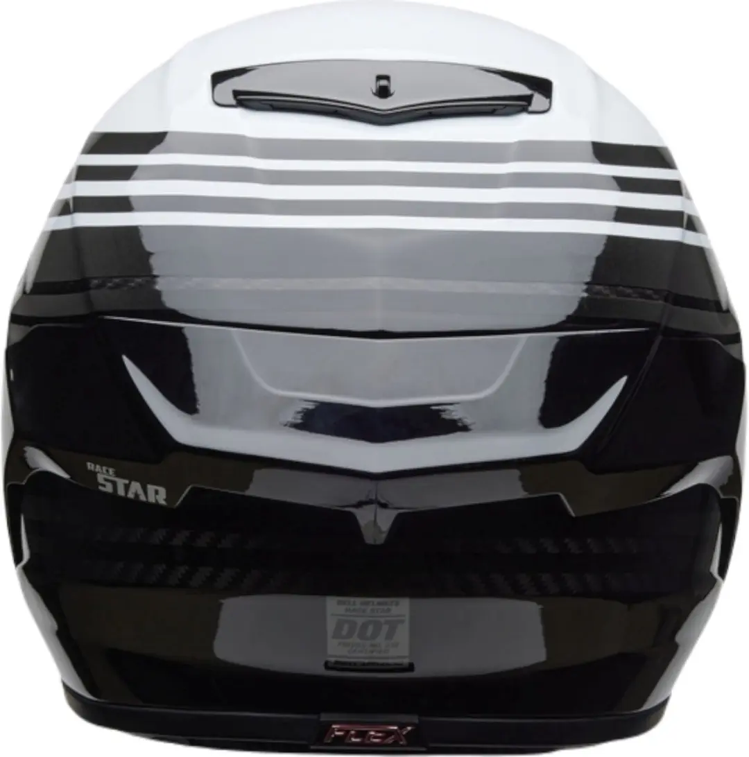 Bell Race Star DLX Flex Dash Integraalhelm - Zwart/Grijs/Wit - afbeelding 2 van 5