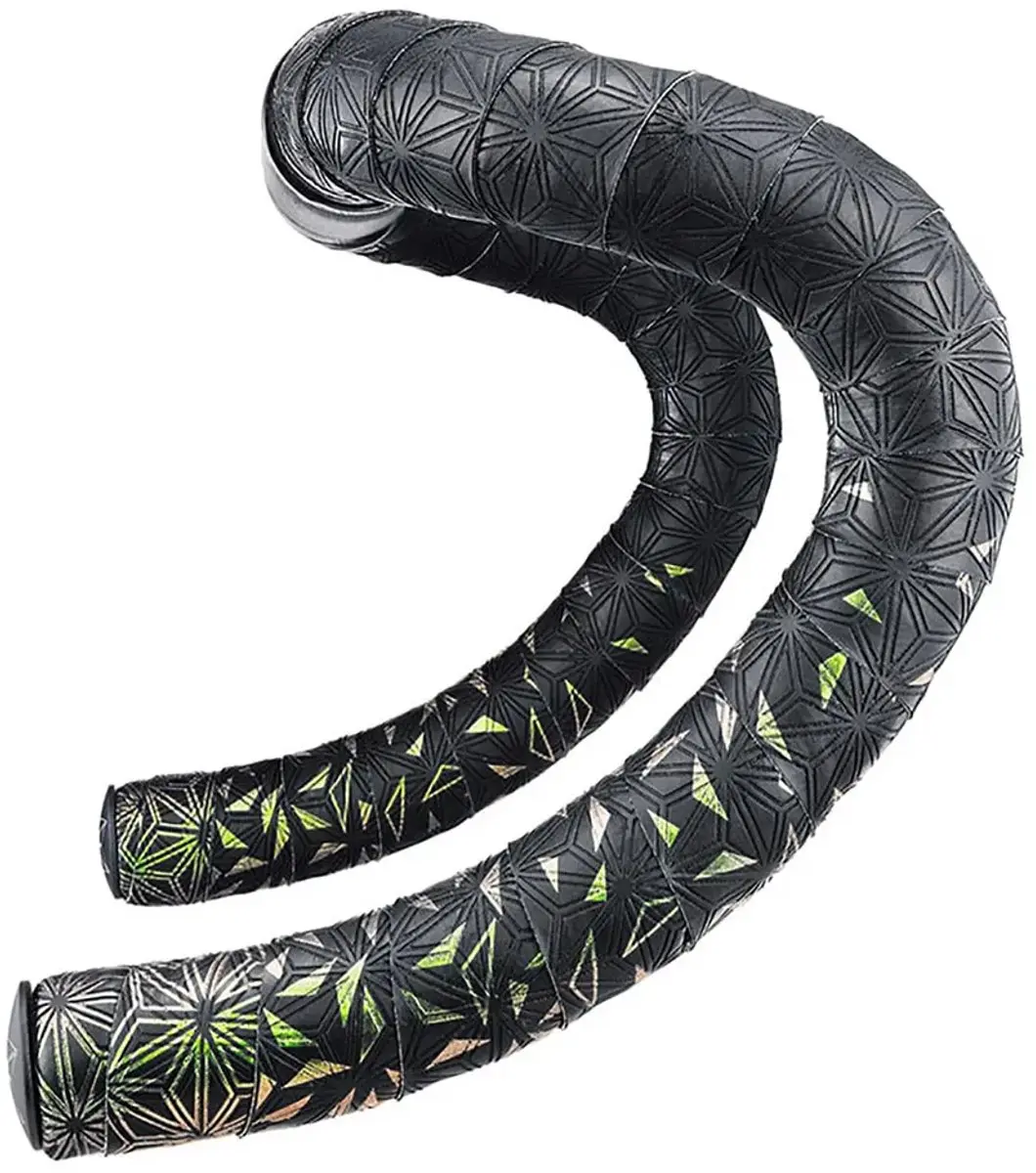 Supacaz Super Sticky Kush 2200x30x2,5 Mm In Pu + Cap Stuurlint Zwart