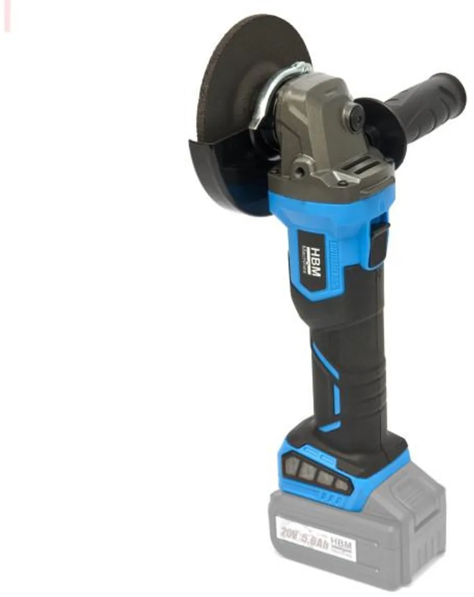 HBM H131809 Haakse Slijper 125mm 20V - afbeelding 6 van 6