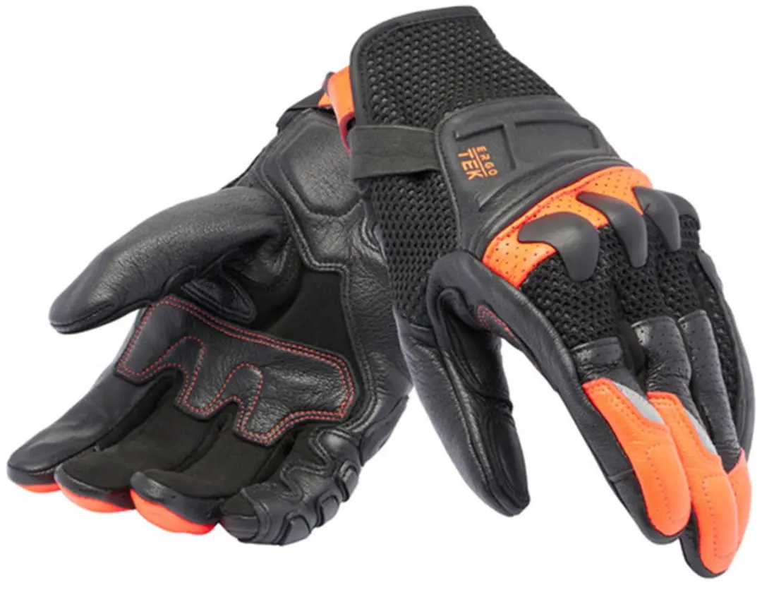 Dainese X-Ride 2 Ergo-Tek Handschoenen Zwart Rood Fluo