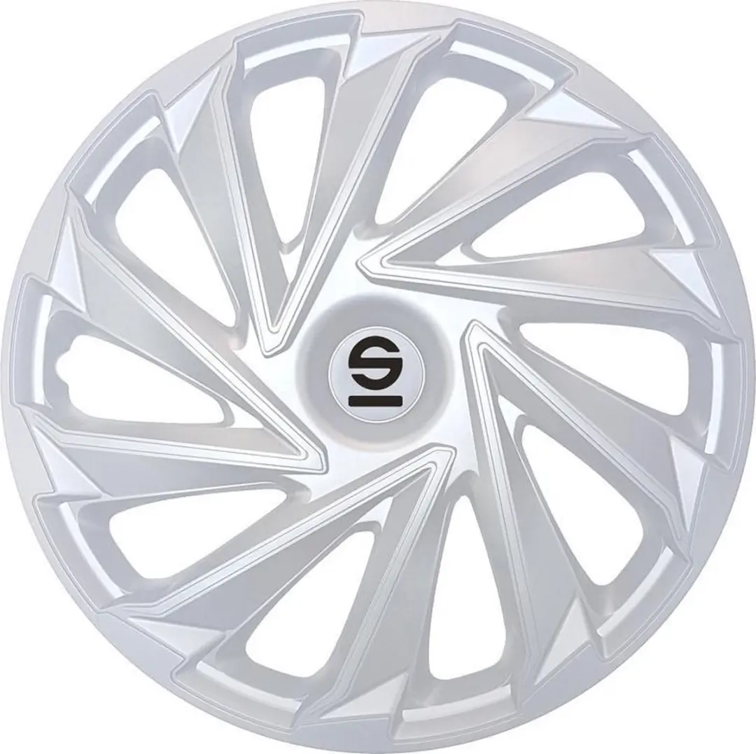 Sparco Wieldoppen Varese 16 Inch Rvs Zilver Set Van 4