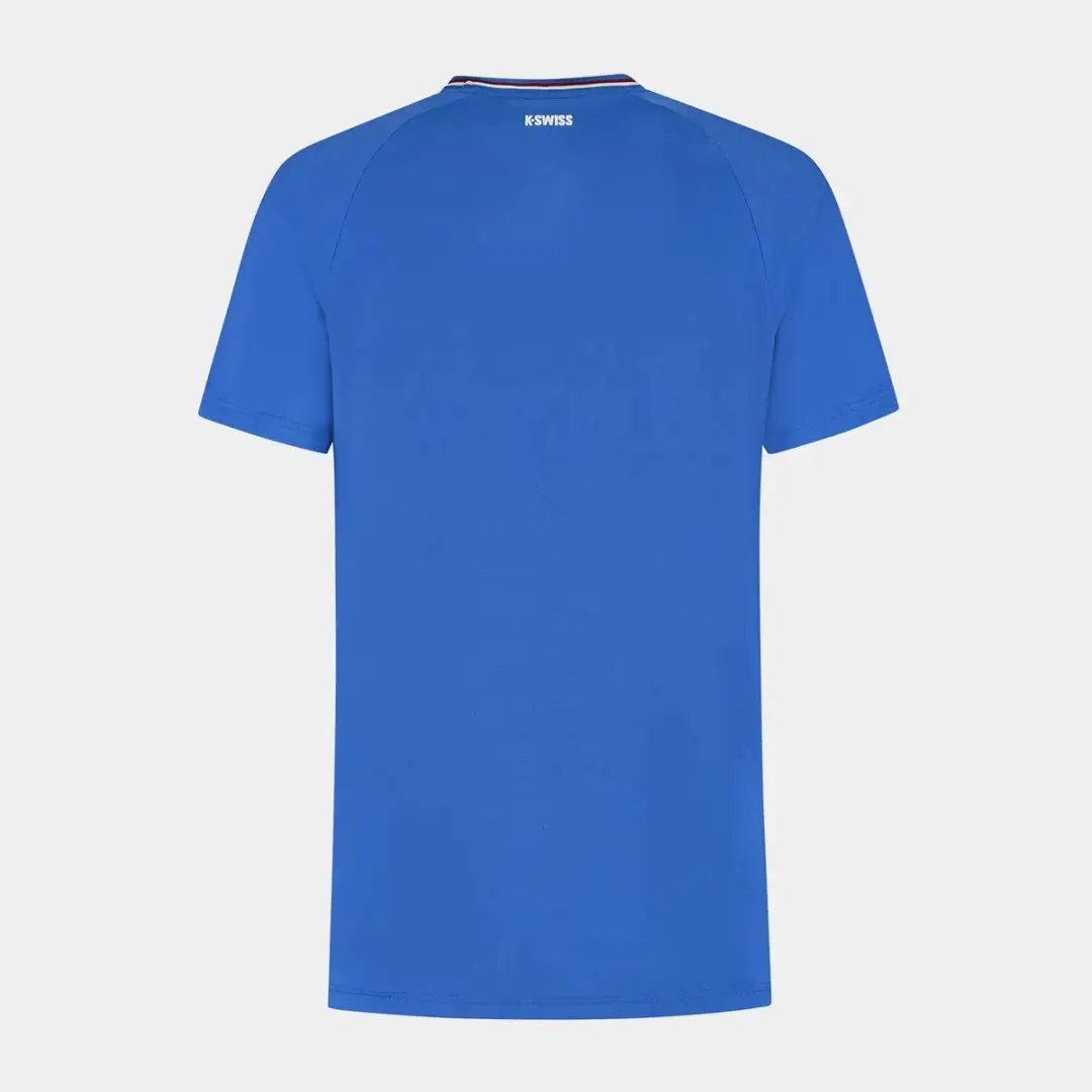K-Swiss Melange Crew T-shirt Heren Kleur: Zwart,Maat: XL