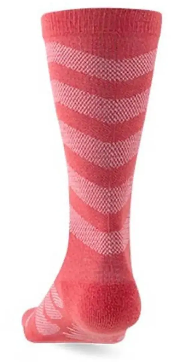 Injinji Women's Ultra Run Crew Zalmroze - afbeelding 2 van 6