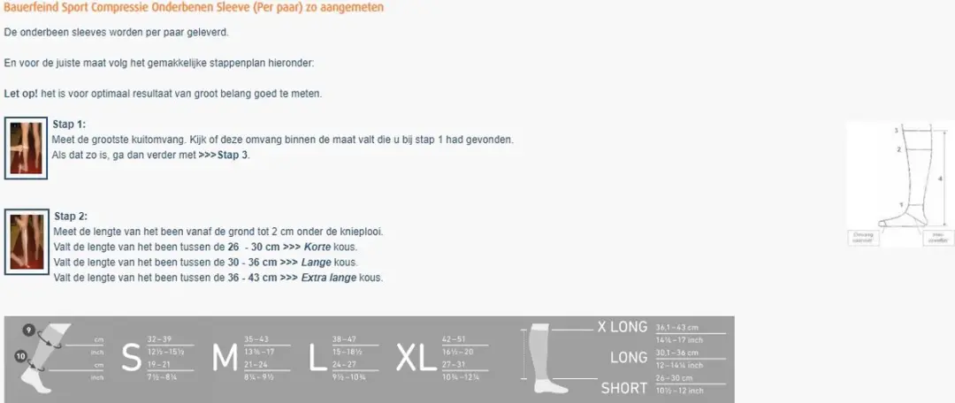 Bauerfeind Sports Compressiekousen L - Zwart - afbeelding 4 van 6