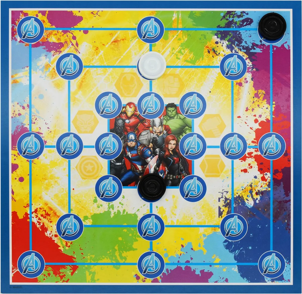Marvel Avengers Spellendoos 4-in-1 Bordspel - MPN 103048001