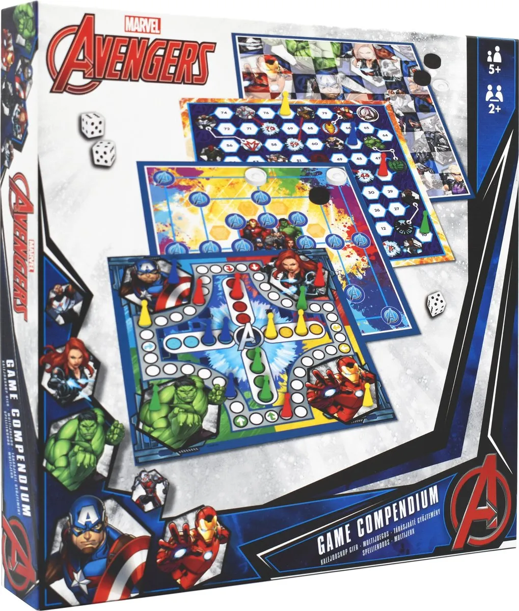 Marvel Avengers Spellendoos 4-in-1 Bordspel