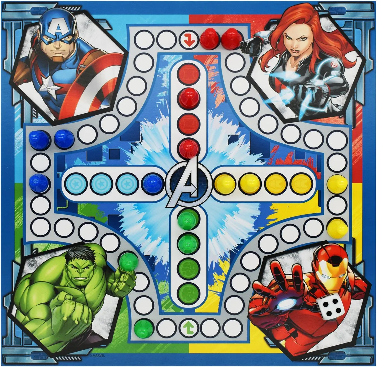 Marvel Avengers Spellendoos 4-in-1 Bordspel - MPN 103048001