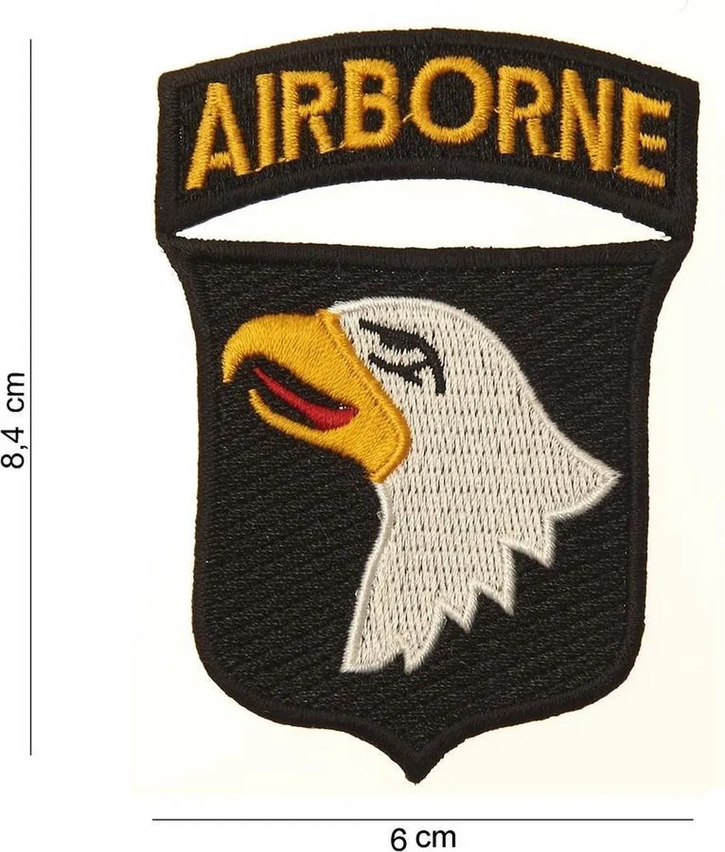 101 inc Embleem Airborne Klein