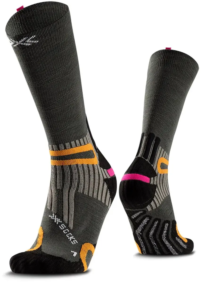 X-Socks Anatomix Merino Crewsokken Heather Olive