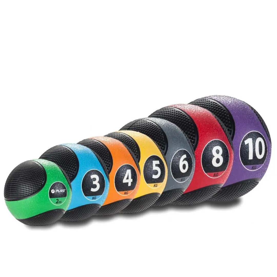 Pure2Improve Medicine Ball 10kg - Paars - afbeelding 5 van 6