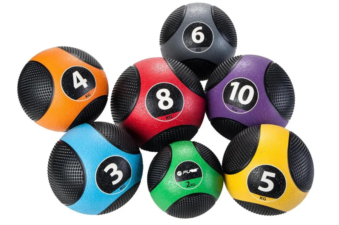 Pure2Improve Medicine Ball 10kg - Paars - afbeelding 4 van 6