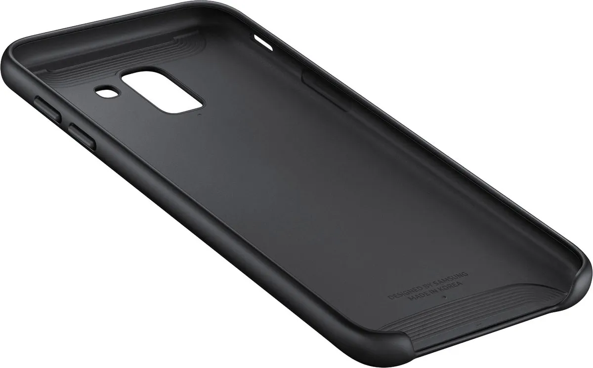 Samsung Galaxy J6 Dual Layer Hoes - EF-PJ600CBEGWW - Zwart