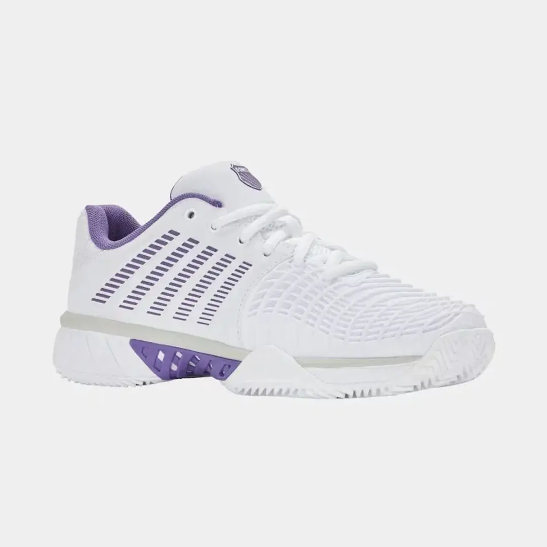K-Swiss Tennisschoen Padelschoen Express Light 3 Clay Dames Wit Paars