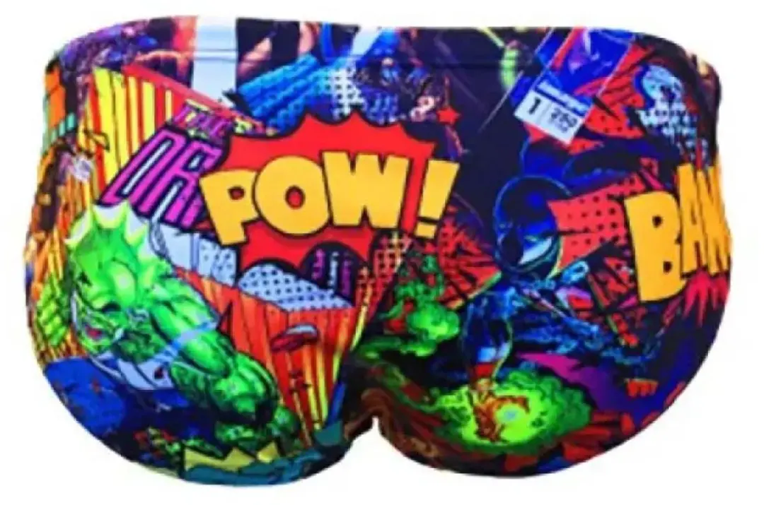 Turbo Comic Zwemslip 2XL - Veelkleurig - afbeelding 2 van 3