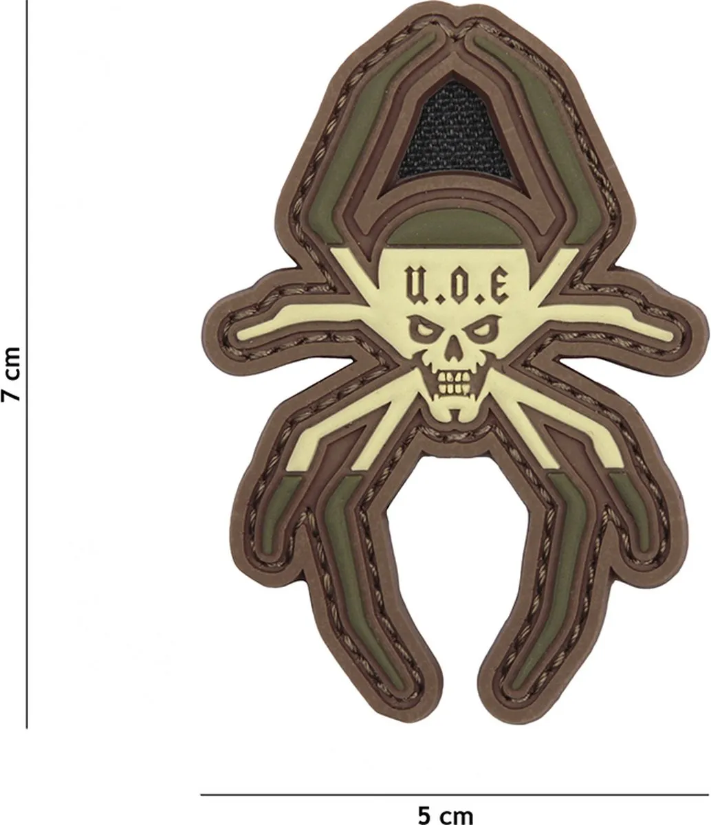 101 Inc Embleem 3D PVC Spaanse Spin Multi 13095