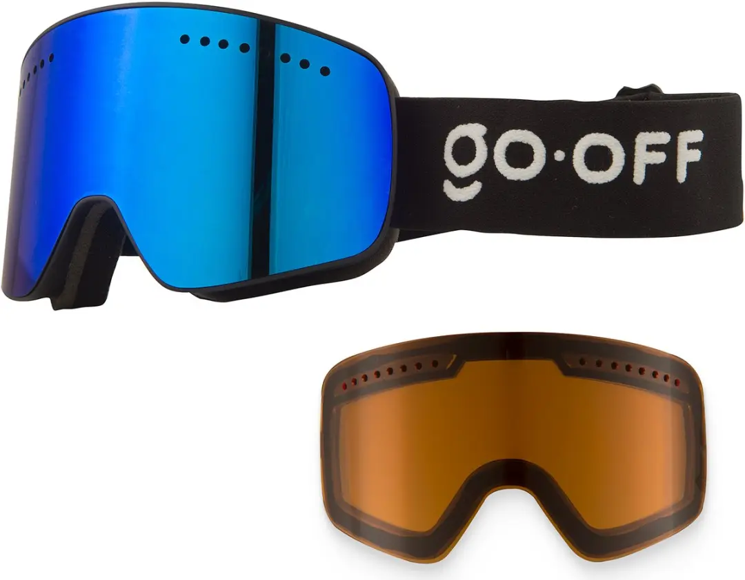 GO-OFF MAGNET skibril met 2 lenzen