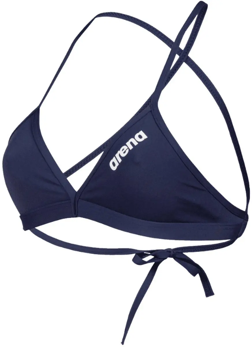Arena Team Tie Back Bikinitop Navy - afbeelding 5 van 6