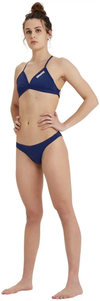 Arena Team Tie Back Bikinitop Navy - afbeelding 6 van 6