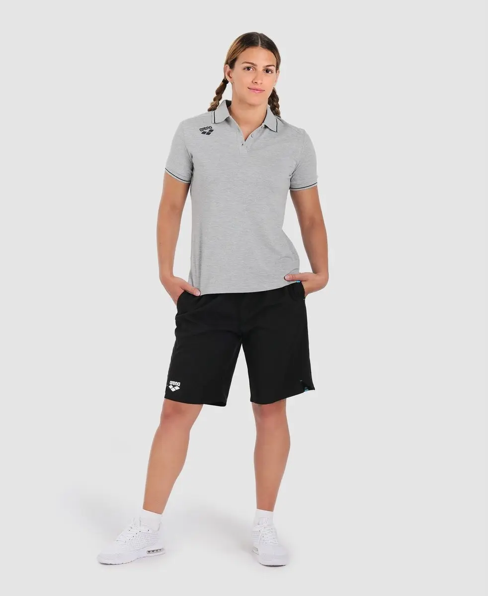 Arena Team Solid Dames Poloshirt Grijs - afbeelding 2 van 6