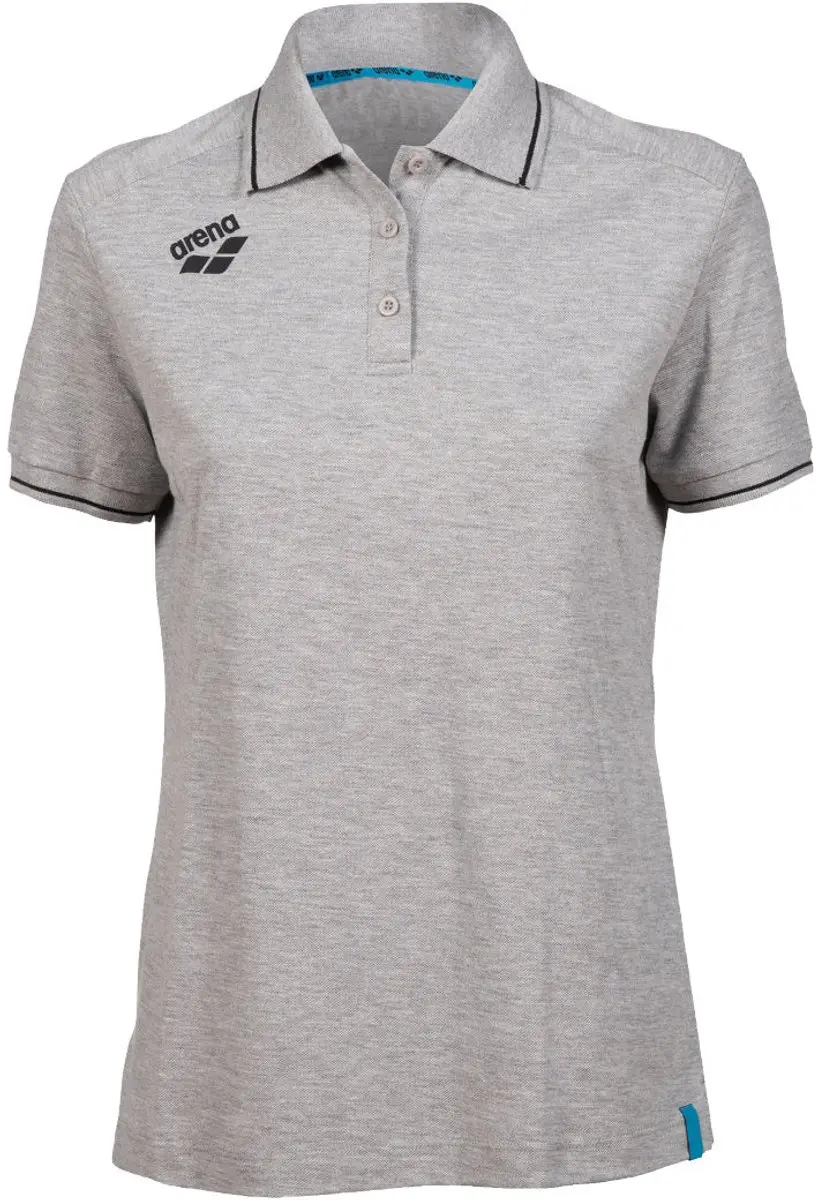 Arena Team Solid Dames Poloshirt Grijs - afbeelding 4 van 6