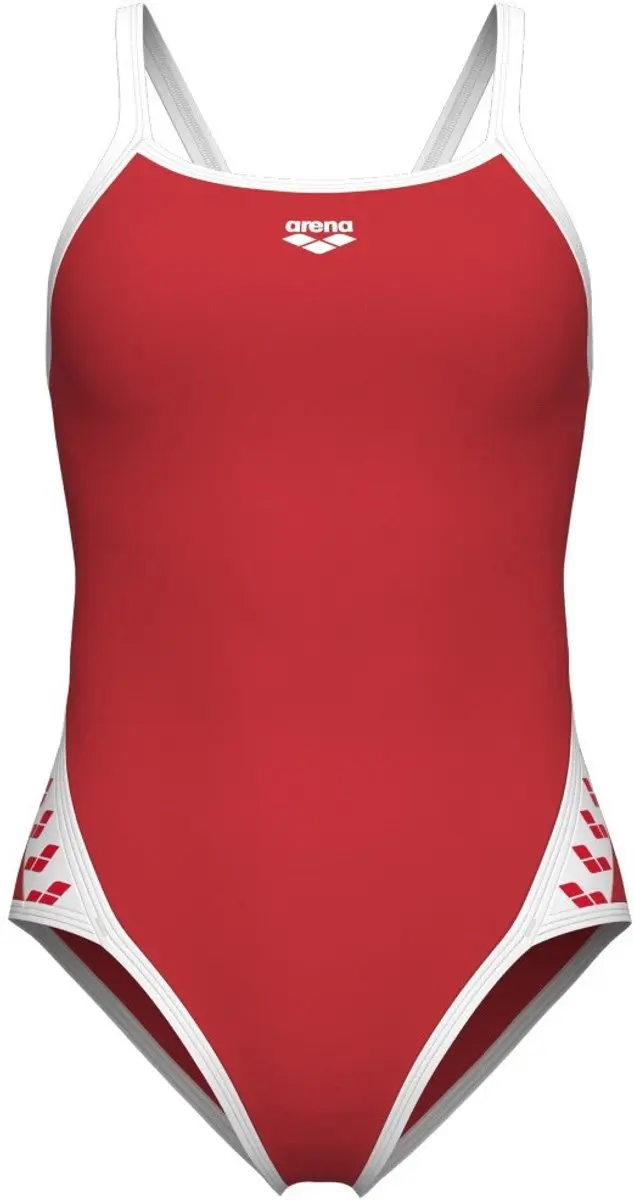 Arena Icons Super Fly Dames zwempak 32 - Rood/Wit - afbeelding 3 van 6