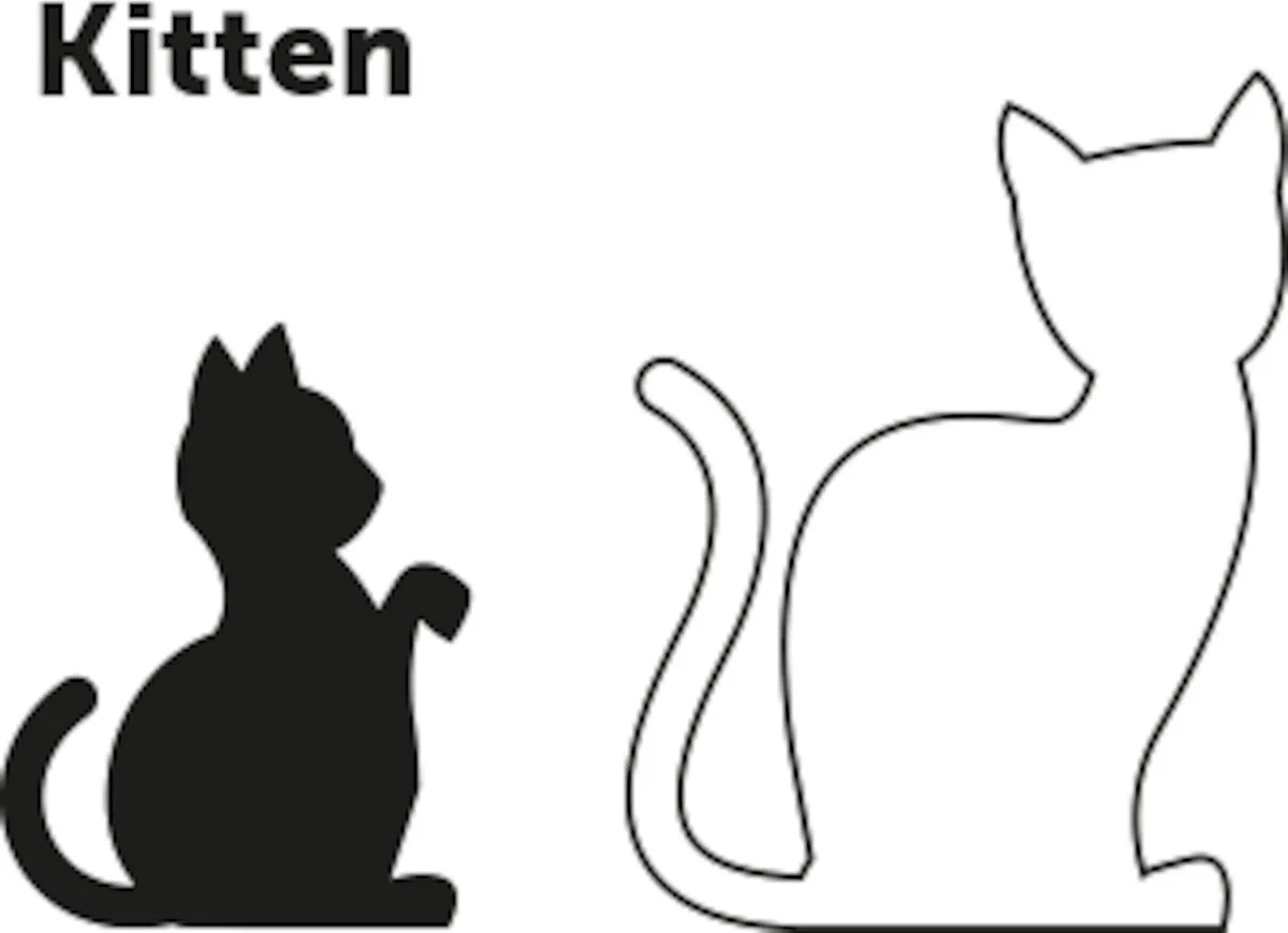 Flamingo Ziggi Kittenhalsband - Zwart 15-22cm