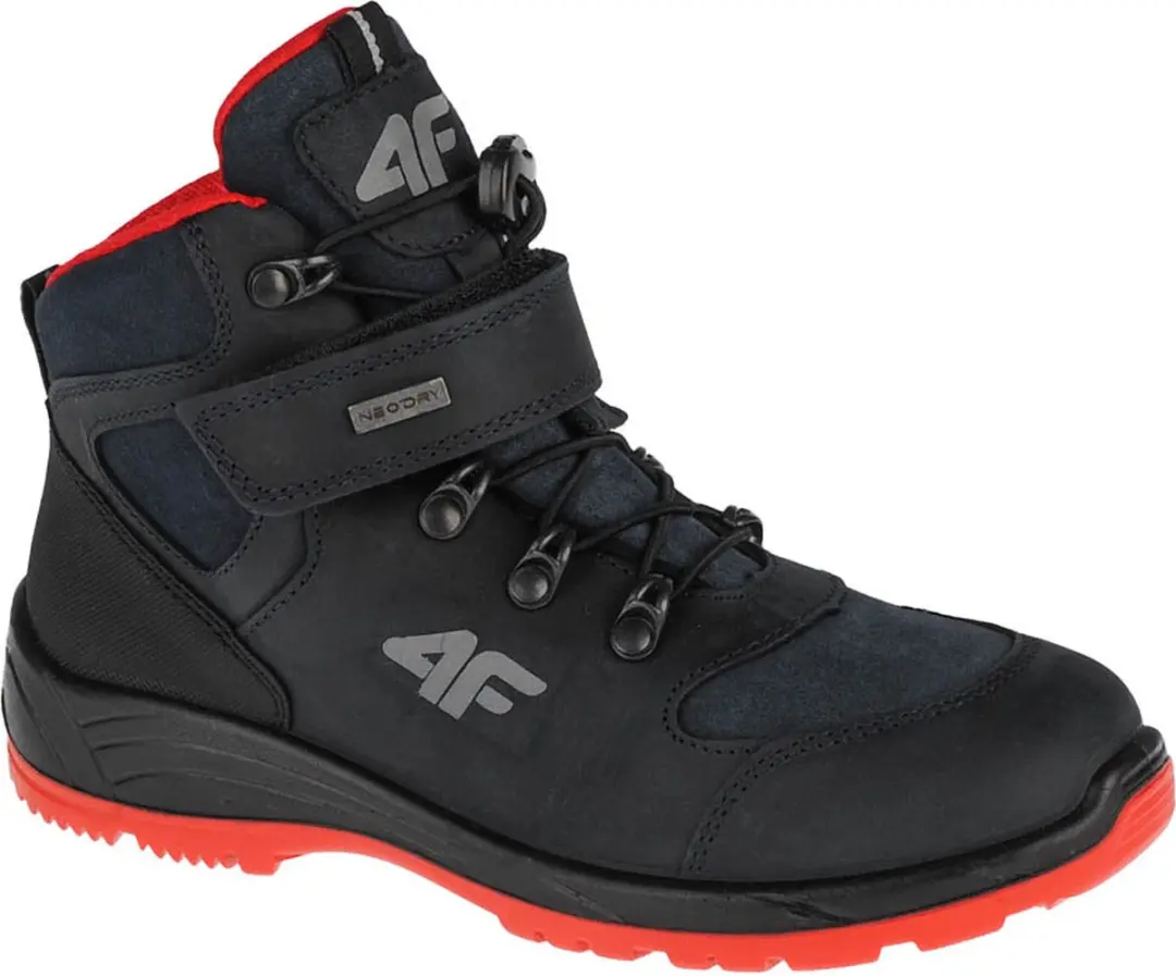 4F Junior Trek, voor een jongen, Marineblauw, Trekkingschoenen, maat: 29