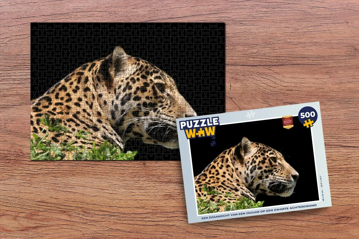 PuzzleWow Jaguar Legpuzzel 500 Stuks