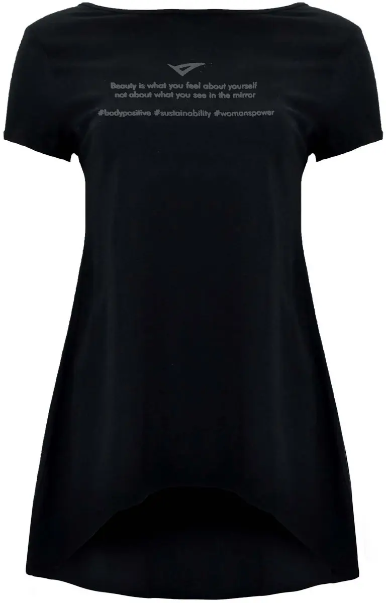 Legea Europa Dames T-shirt Zwart M