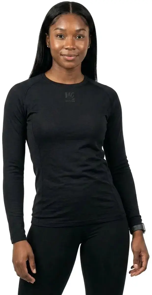 Karpos Dinamico Merino 130 W Jersey Ls - Zwart S - afbeelding 3 van 3