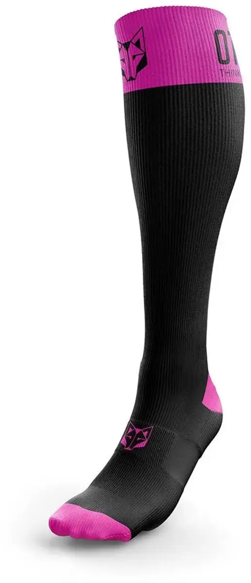 OTSO Multisport Recovery Sokken Zwart Roze