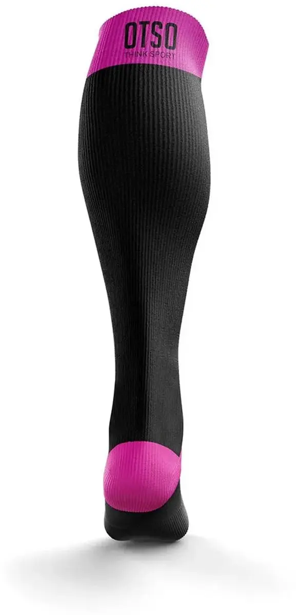 OTSO Multisport Recovery Sokken Zwart Roze - afbeelding 3 van 3