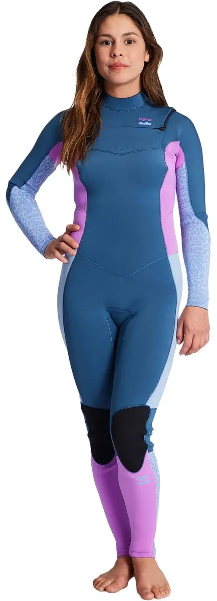Billabong Synergy 4/3mm Chest Zip Wetsuit - Dames - Multicolor - afbeelding 4 van 6