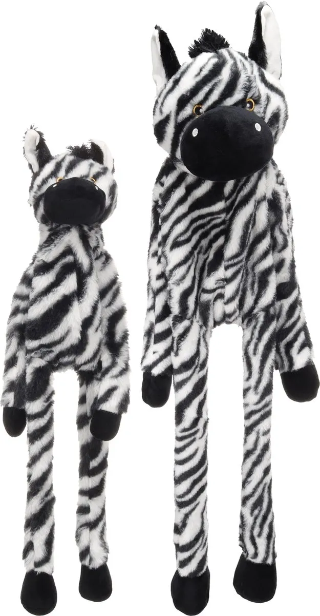 Flamingo Zira de Zebra Pluche Hondenspeeltje 100cm