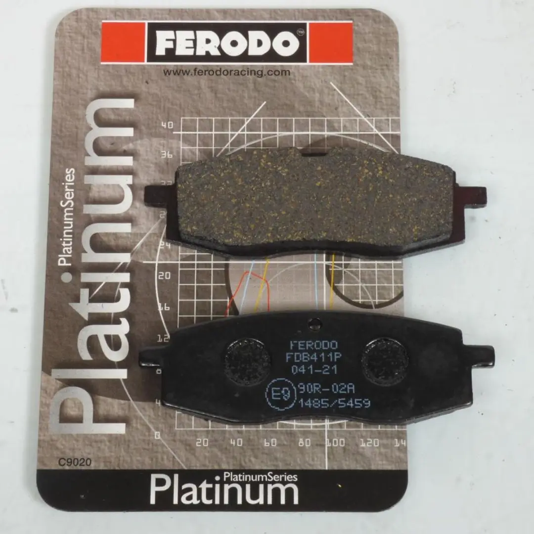 Remblokken Ferodo voor Motor Yamaha 600 TT 1989 tot 1992 2JT/3SW1 / vooraan Nieu