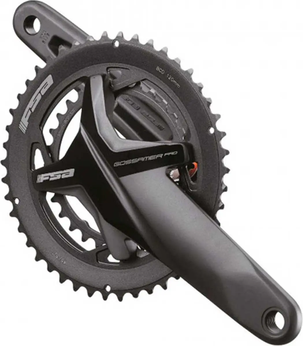 Fsa Gossamer Pro Bb286 Evo 120/90 Bcd Crankstel Zwart 172.5 mm / 53/39t