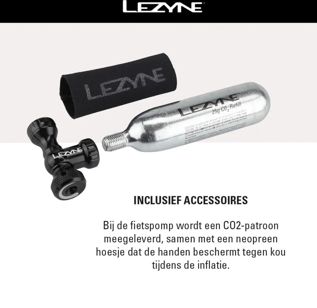 Lezyne Control Drive CO2-pomp 25g - afbeelding 2 van 5