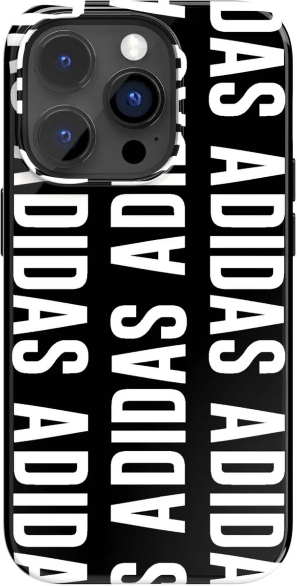 adidas Snap Case Logo Hoesje iPhone 14 Pro - Zwart