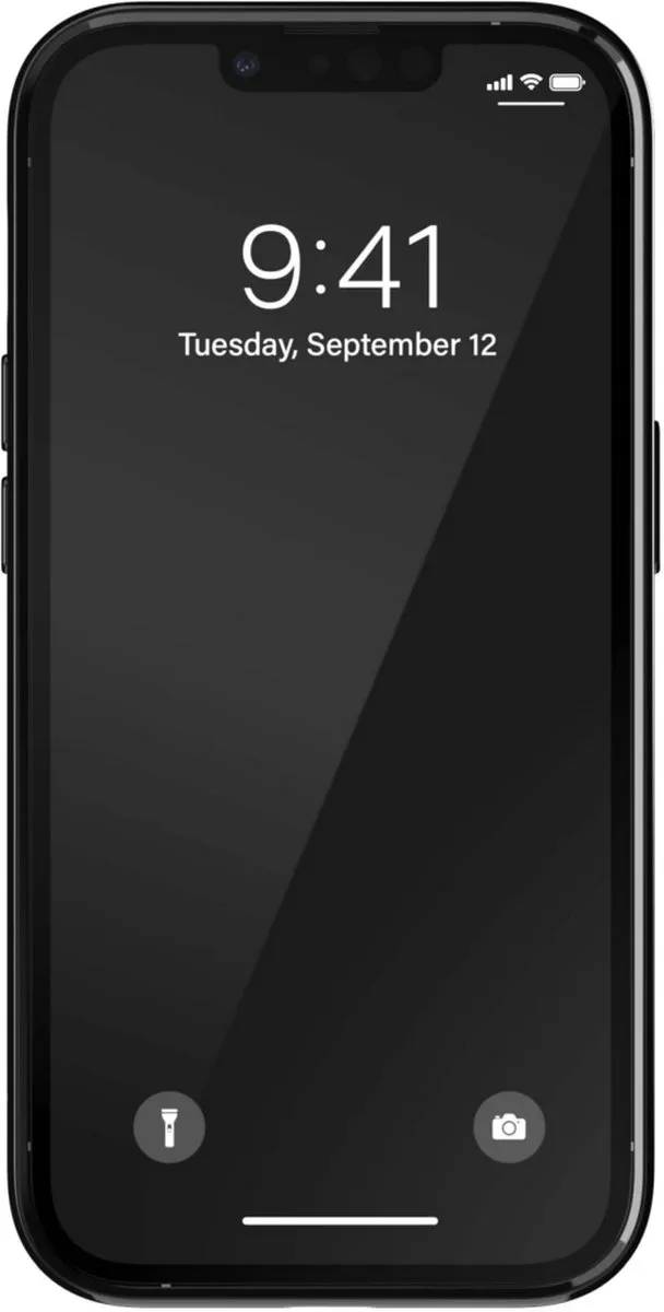 adidas Snap Case Logo Hoesje iPhone 14 Pro - Zwart