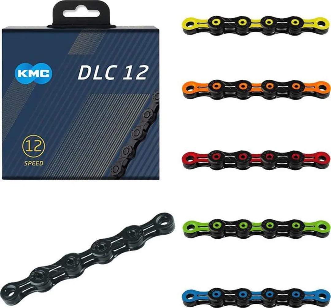 KMC DLC12 12-speed Fietsketting - 118 Schakels Blauw - afbeelding 2 van 6