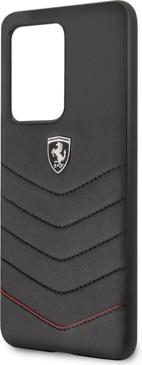 Ferrari Backcase Hoesje Effen Zwart - Samsung Galaxy S20 Ultra - afbeelding 6 van 6