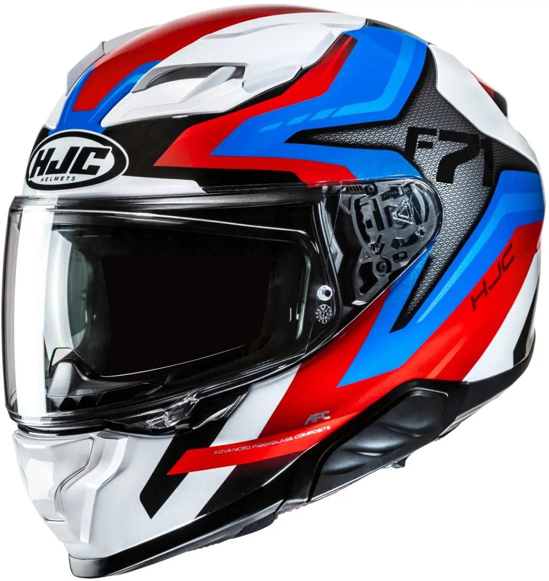 HJC F71 Fes Wit Rood Blauw Integraalhelm