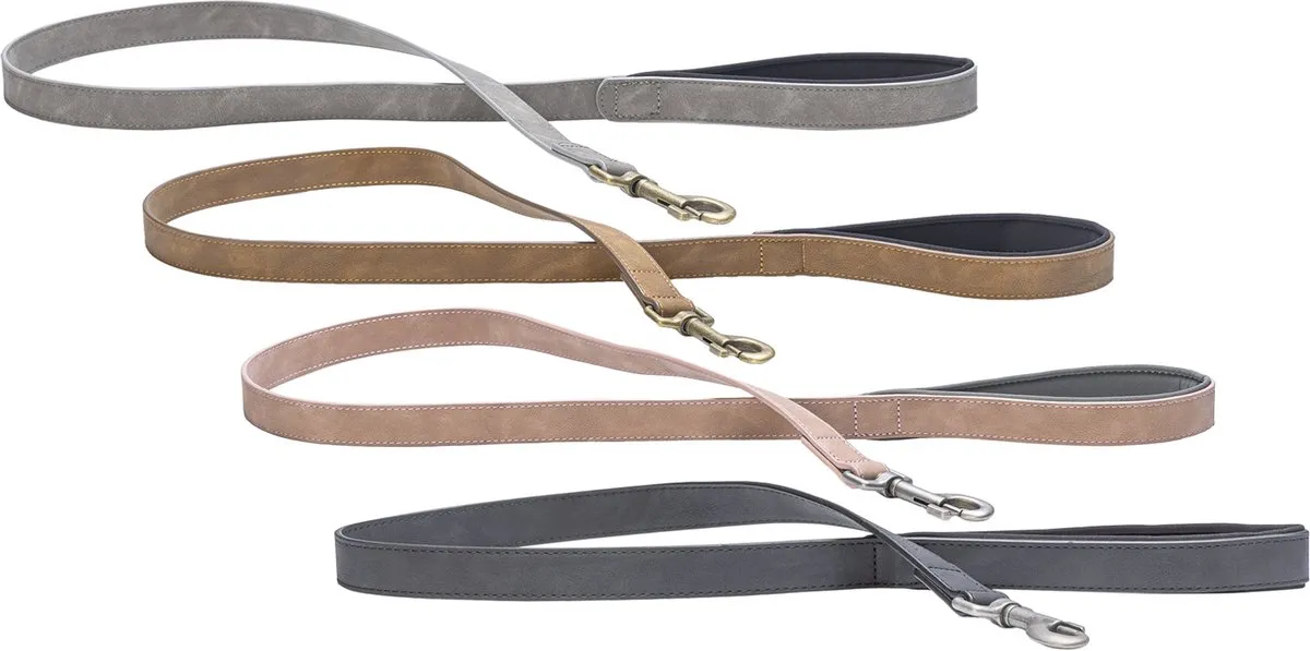 Beeztees Balacron Ax Hondenriem Kunstleer 100cm x 20mm - Bruin