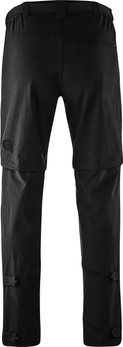 Gonso Portland Afritsbare Fietsbroek M - Zwart - afbeelding 5 van 6