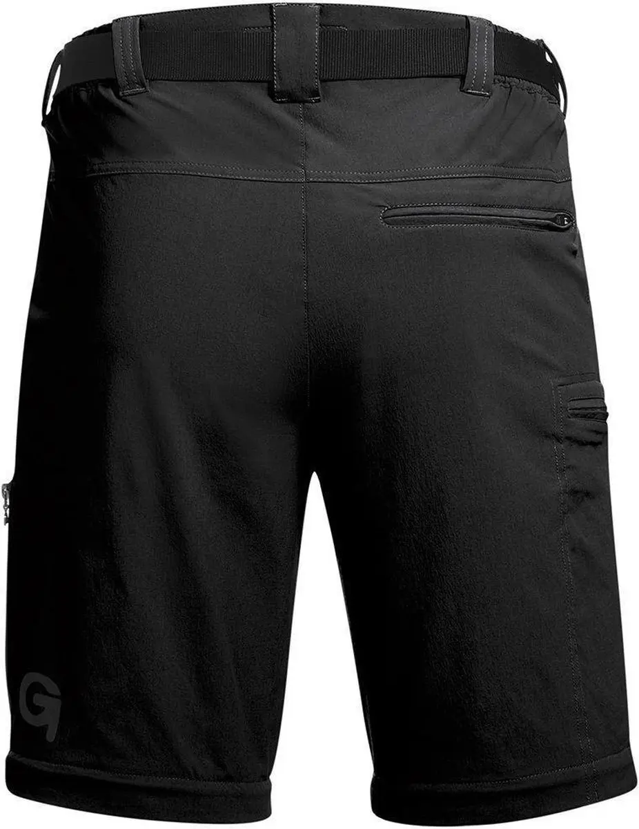 Gonso Portland Afritsbare Fietsbroek M - Zwart - afbeelding 4 van 6