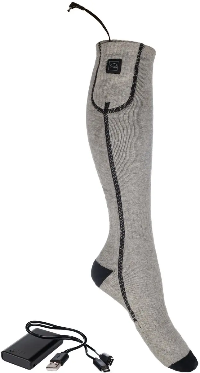 HKM VERWARMDE SOKKEN KEEP WARM STYLE Grijs