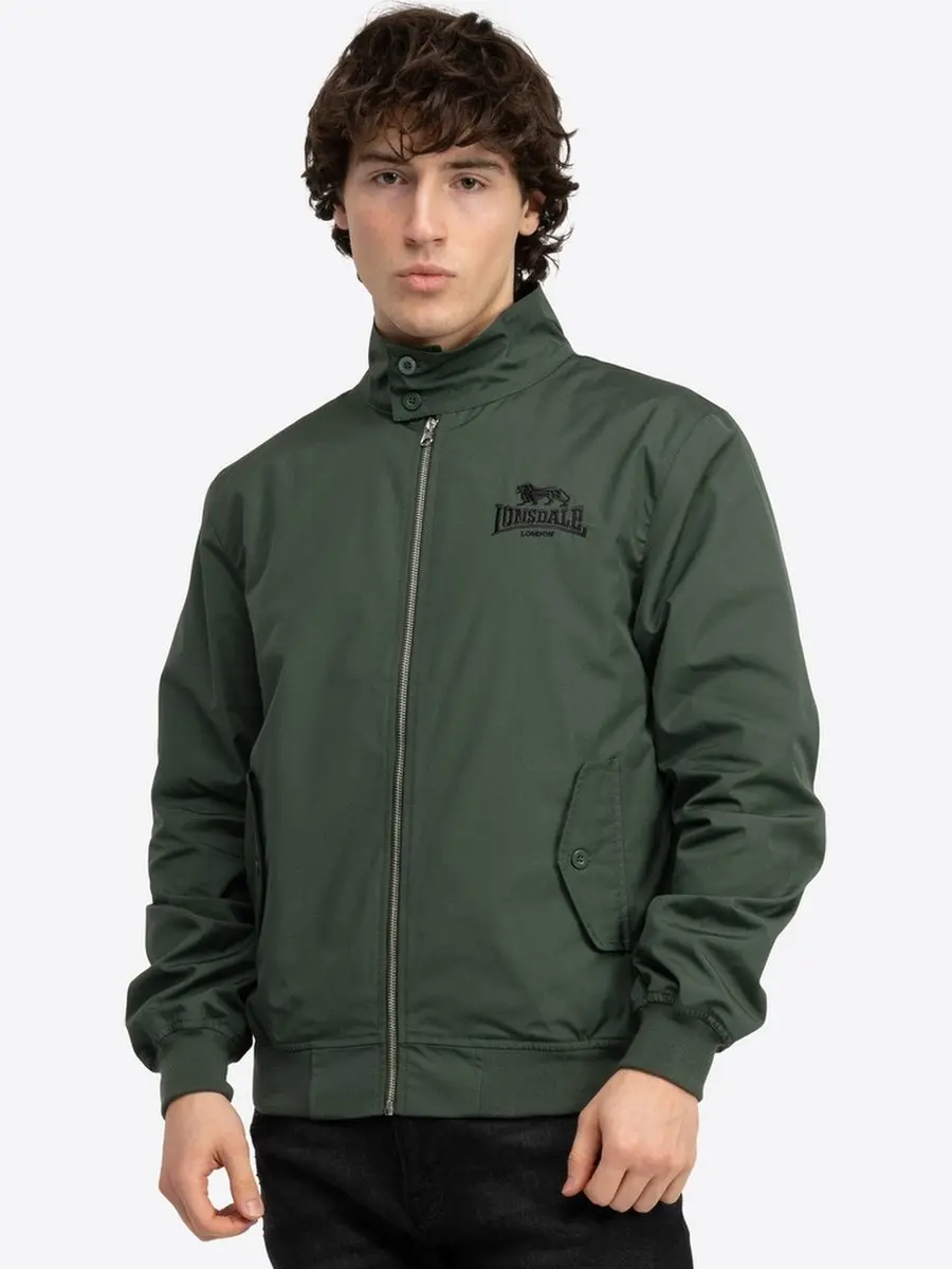 Lonsdale Classic Jas Olive/Black S - afbeelding 2 van 6